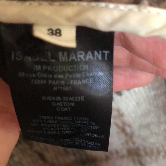 Isabel marant gastoni plaid jacket shacket 38 / S/M - Picture 6 of 8